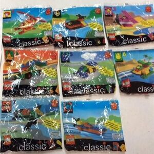 Vintage 1999 LEGO Classic Vehicles Happy Meal Toys  
Promotional Sealed Polybags